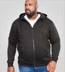 Bluza z kapturem zapinana CANTOR Rockford Czarna