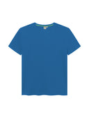 Duży męski T-shirt bawełniany V-neck SIGNATURE D555 Ciemnoniebieski