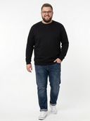 Duża męska bluza zakładana przez głowę SWEAT czarna
