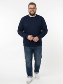 Duża męska bluza zakładana przez głowę SWEAT granatowa