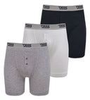 Zestaw duży męski podkoszulek FABIO D555 biały i męskie bokserki 3-pak DRIVER 2 D555 trzy kolory