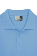 Duża męska koszulka POLO SUPERIOR bawełniana piqué PROMODORO - Alaskan blue - błękitna