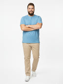 Duży męski T-shirt Premium-T Promodoro Alaskan blue - błękitny