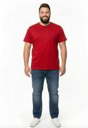 Duży męski T-shirt Premium-T Promodoro Fire red - czerwony