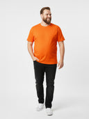 Duży męski T-shirt Premium-T Promodoro - pomarańczowy