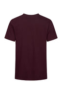 Duży męski T-shirt Premium-T Promodoro Burgundowy – bordowy