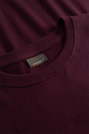 Duży męski T-shirt Premium-T Promodoro Burgundowy – bordowy