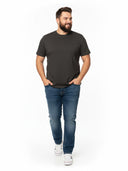 Duży męski T-shirt Premium-T Promodoro Graphite - grafitowy