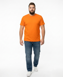 Duży męski T-shirt Premium-T Promodoro - pomarańczowy
