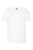 Duży męski T-shirt Premium V-neck-T Promodoro (w serek) - Biały