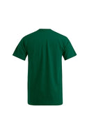Duży męski T-shirt Premium V-neck-T Promodoro (w serek) - Forest - butelkowa zieleń