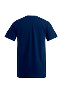 Duży męski T-shirt Premium V-neck-T Promodoro (w serek) - Granatowy