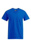 Duży męski T-shirt Premium V-neck-T Promodoro (w serek) - Royal -ciemnoniebieski