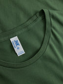 Duży męski T-shirt bawełniany premium JHK TSRA190 zielony