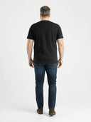 Duży męski T-shirt bawełniany casual Premium-T Promodoro czarny