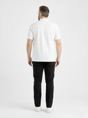 Duża męska koszulka bawełniana Polo Superior Biała