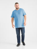 Koszulka SIGNATURE V-neck D555 Niebieska