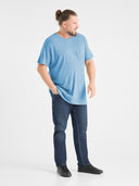 Koszulka SIGNATURE V-neck D555 Niebieska