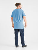 Koszulka SIGNATURE V-neck D555 Niebieska